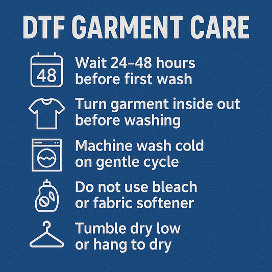 How to Wash DTF Shirts and Garments to Make Prints Last