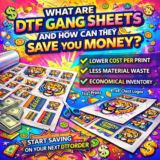 What Are DTF Gang Sheets and How Can They Save You Money?