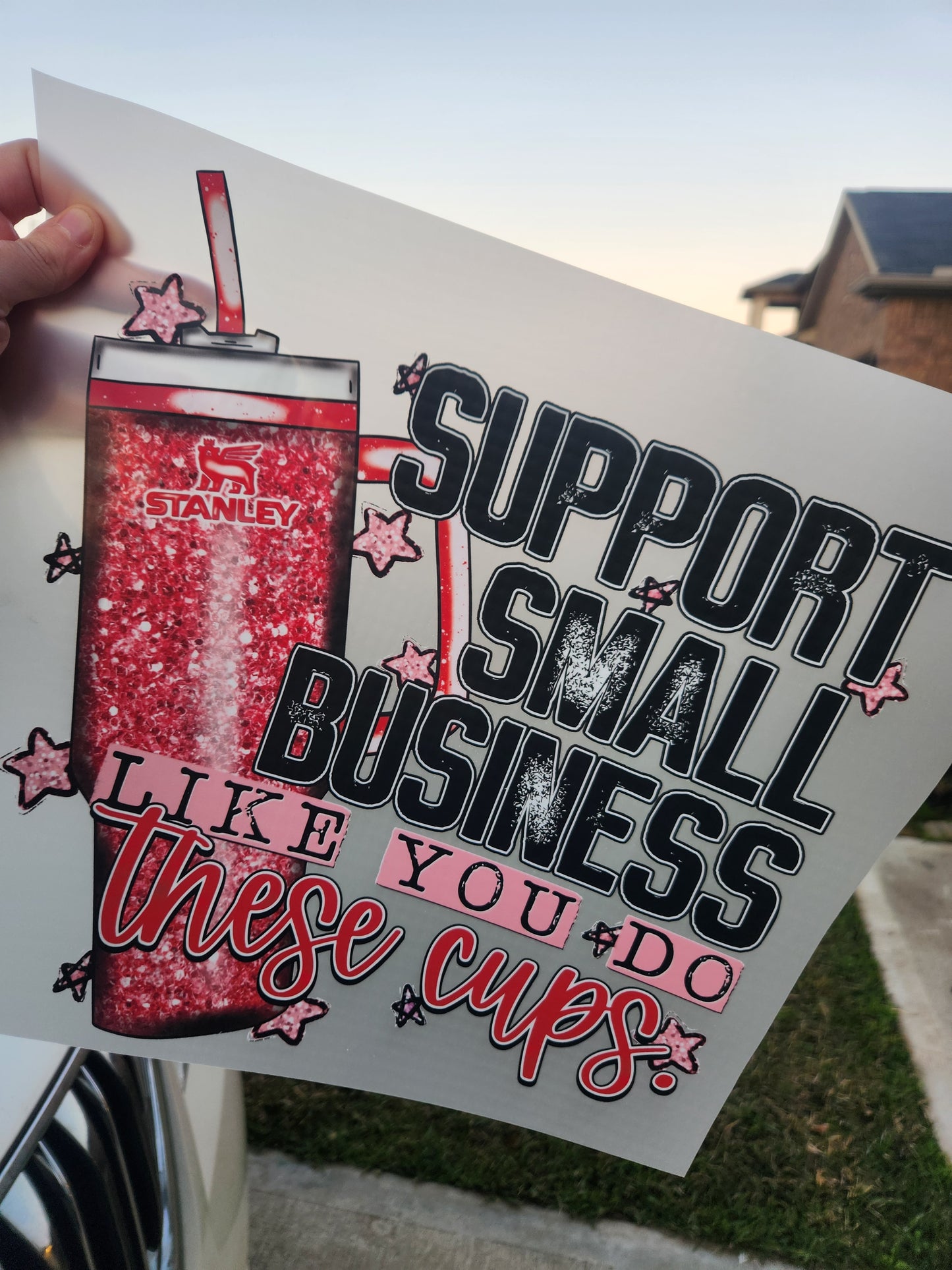 Support Small Business Cup DTF
