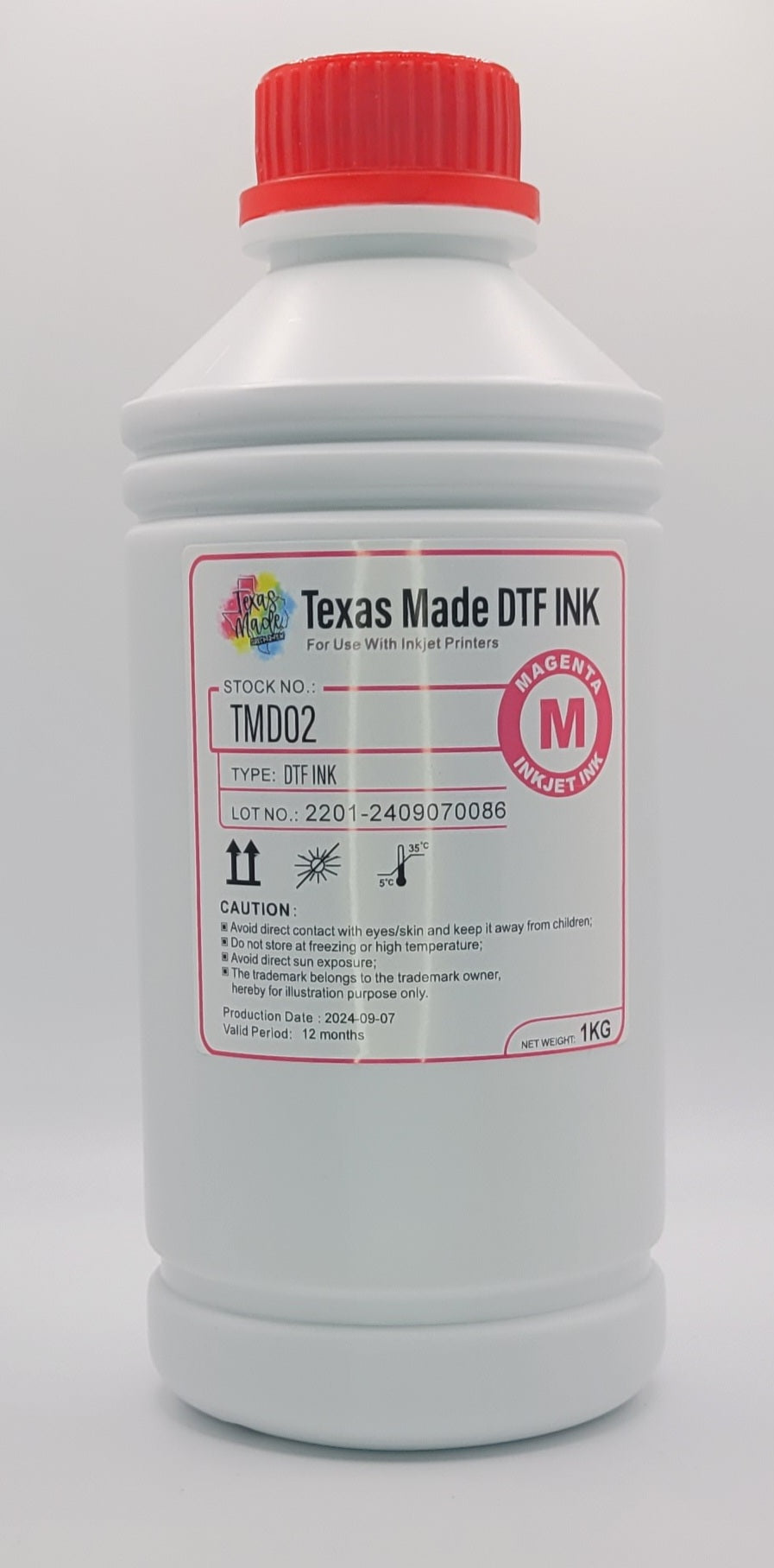 DTF (Direct to Film) Ink 1000mL/1L Bottles (Multiple Options)