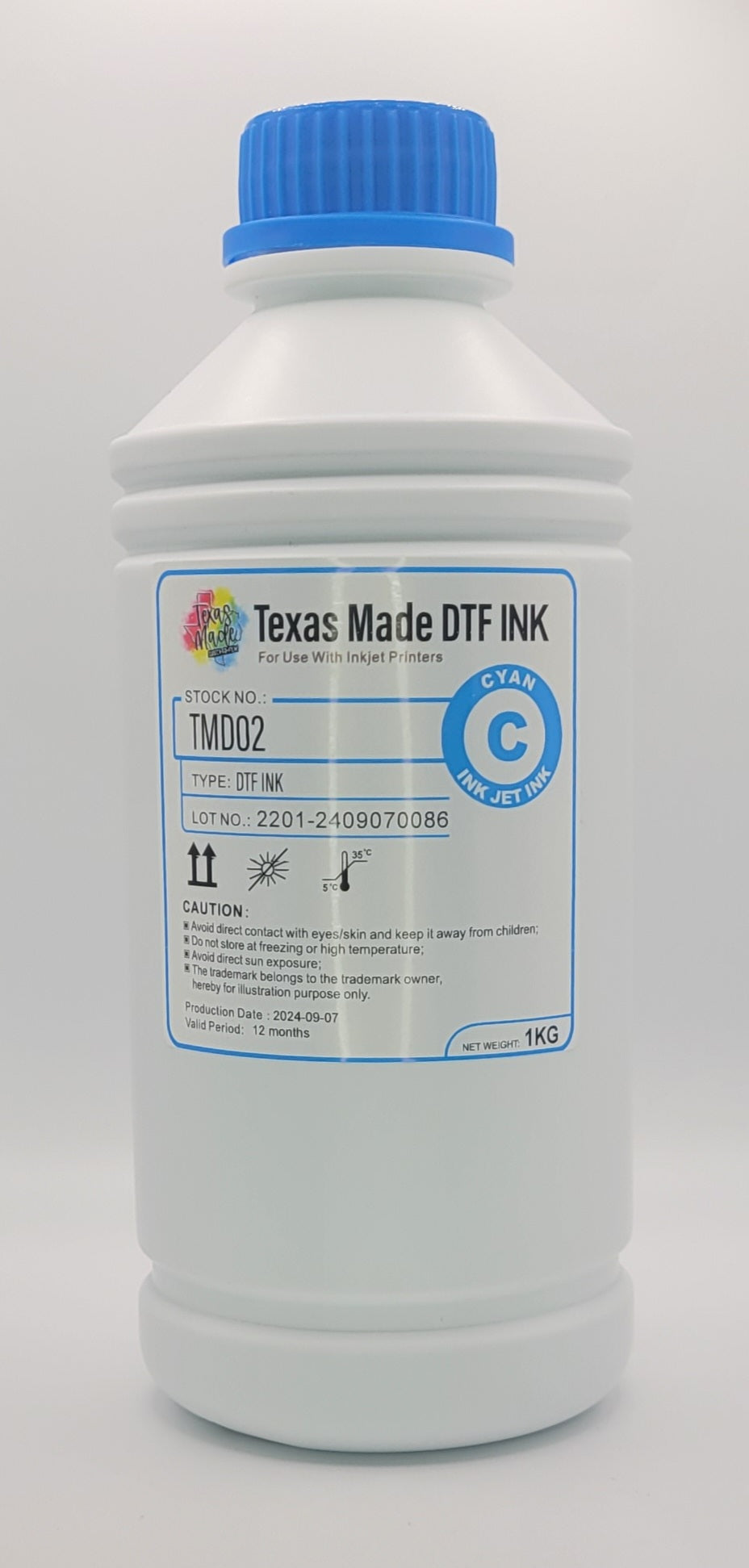 DTF (Direct to Film) Ink 1000mL/1L Bottles (Multiple Options)