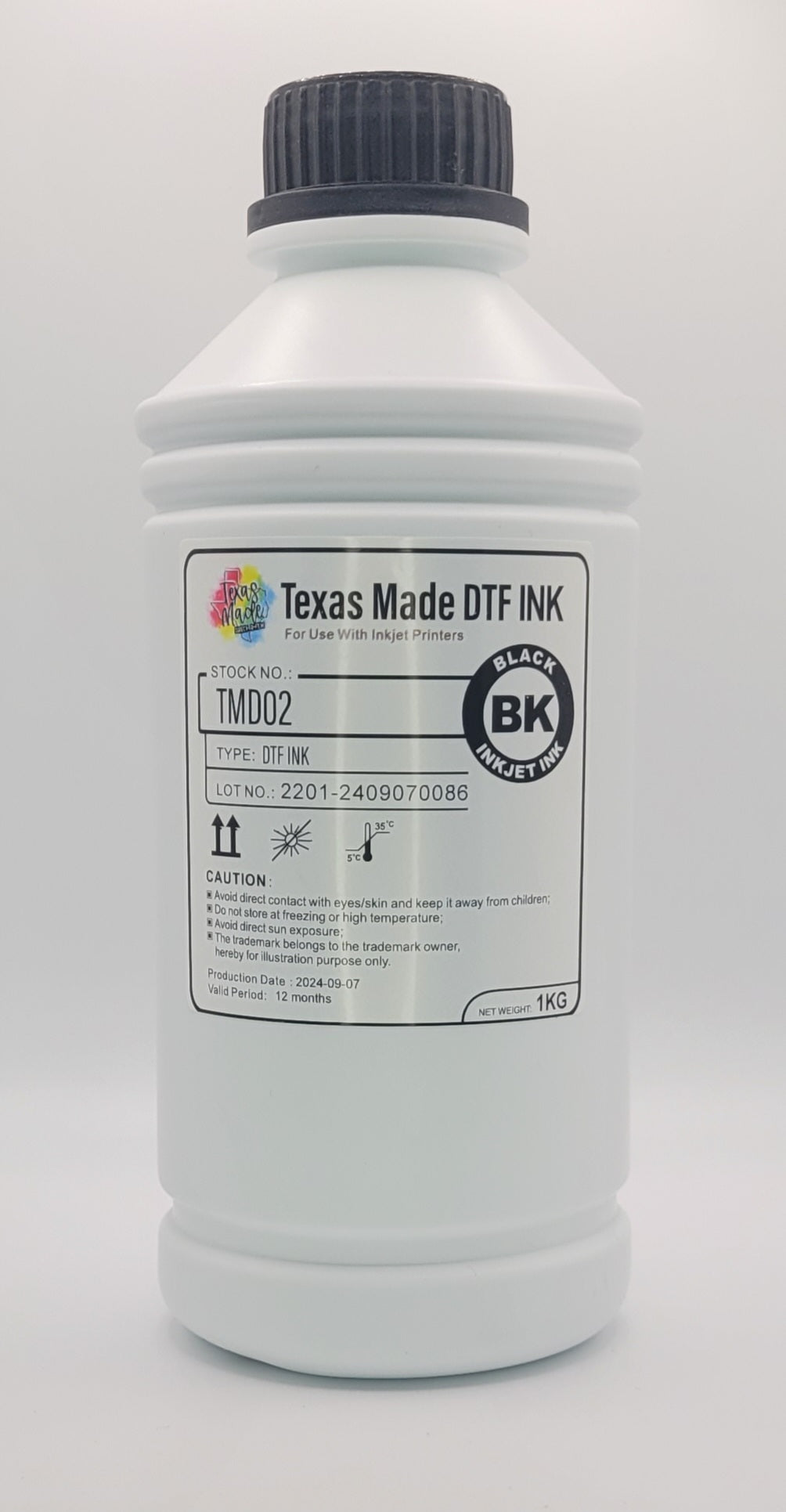 DTF (Direct to Film) Ink 1000mL/1L Bottles (Multiple Options)