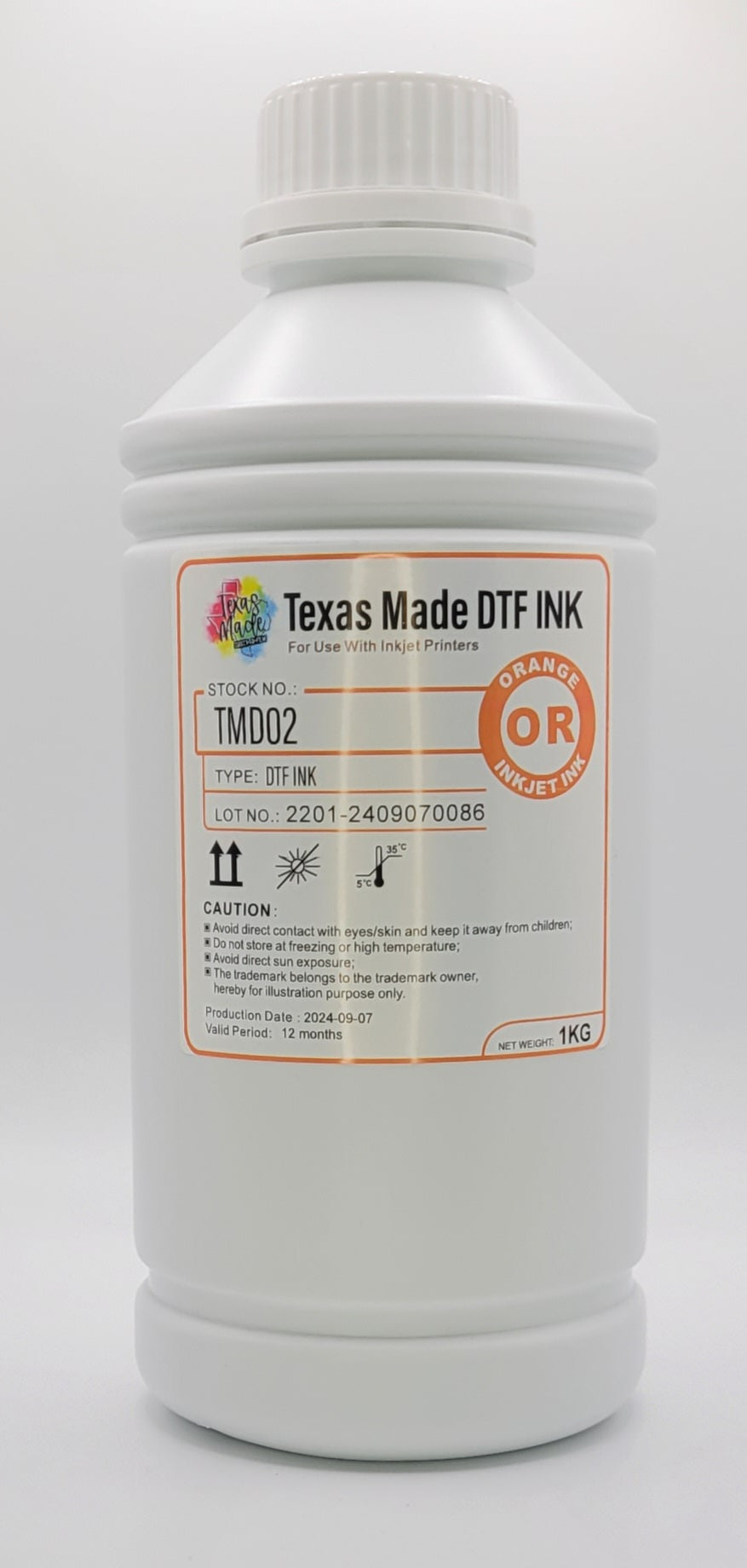 DTF (Direct to Film) Ink 1000mL/1L Bottles (Multiple Options)