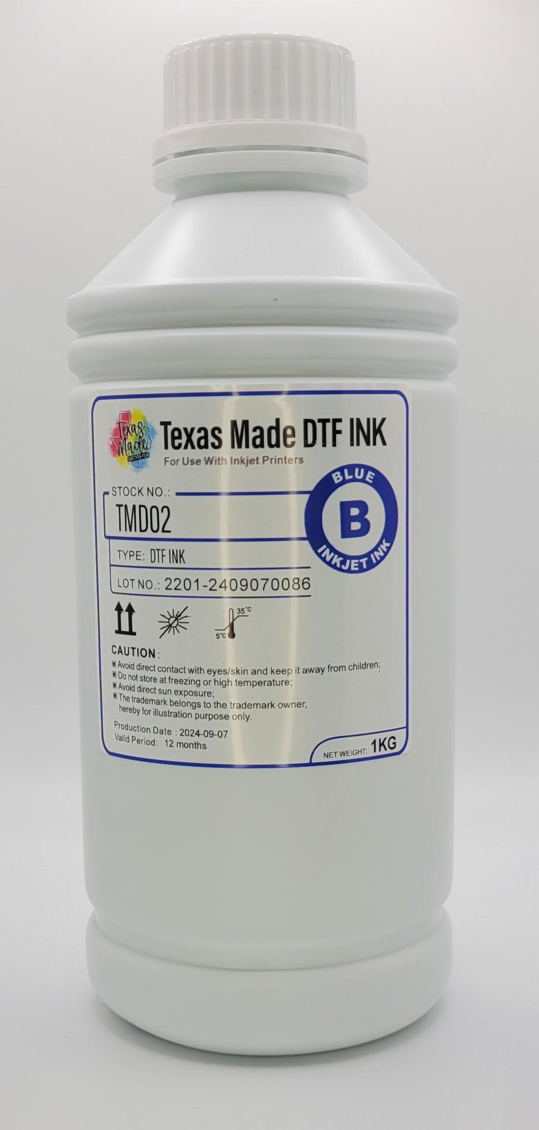 DTF (Direct to Film) Ink 1000mL/1L Bottles (Multiple Options)