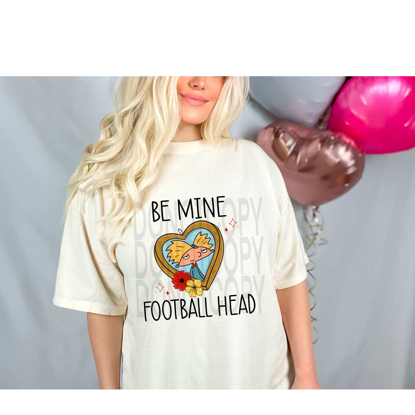 Be Mine Football Head DTF