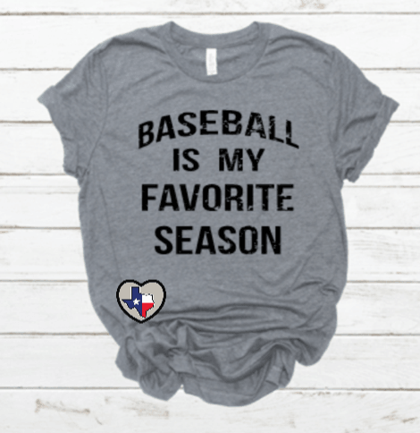 Baseball is my favorite season BLACK DTF