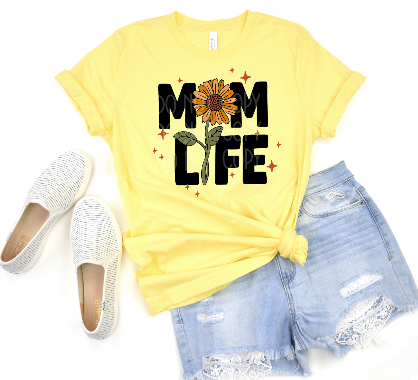 Mom Life Sunflower DTF