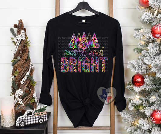 Merry and Bright LF Leopard DTF