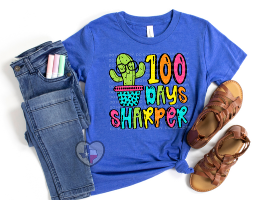 100 Days Sharper (Cactus) DTF