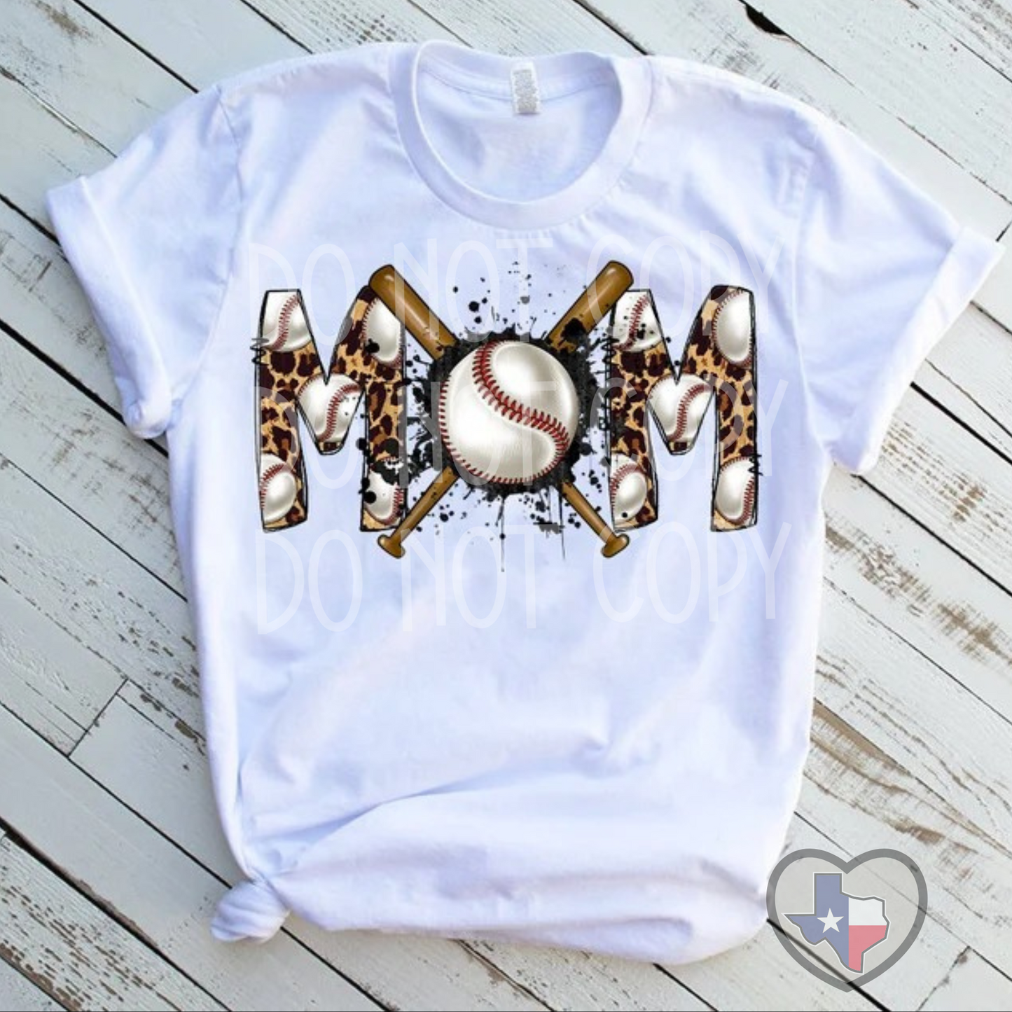 Baseball Mom (Criss Cross Bat) DTF