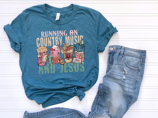 Country Music and Jesus DTF