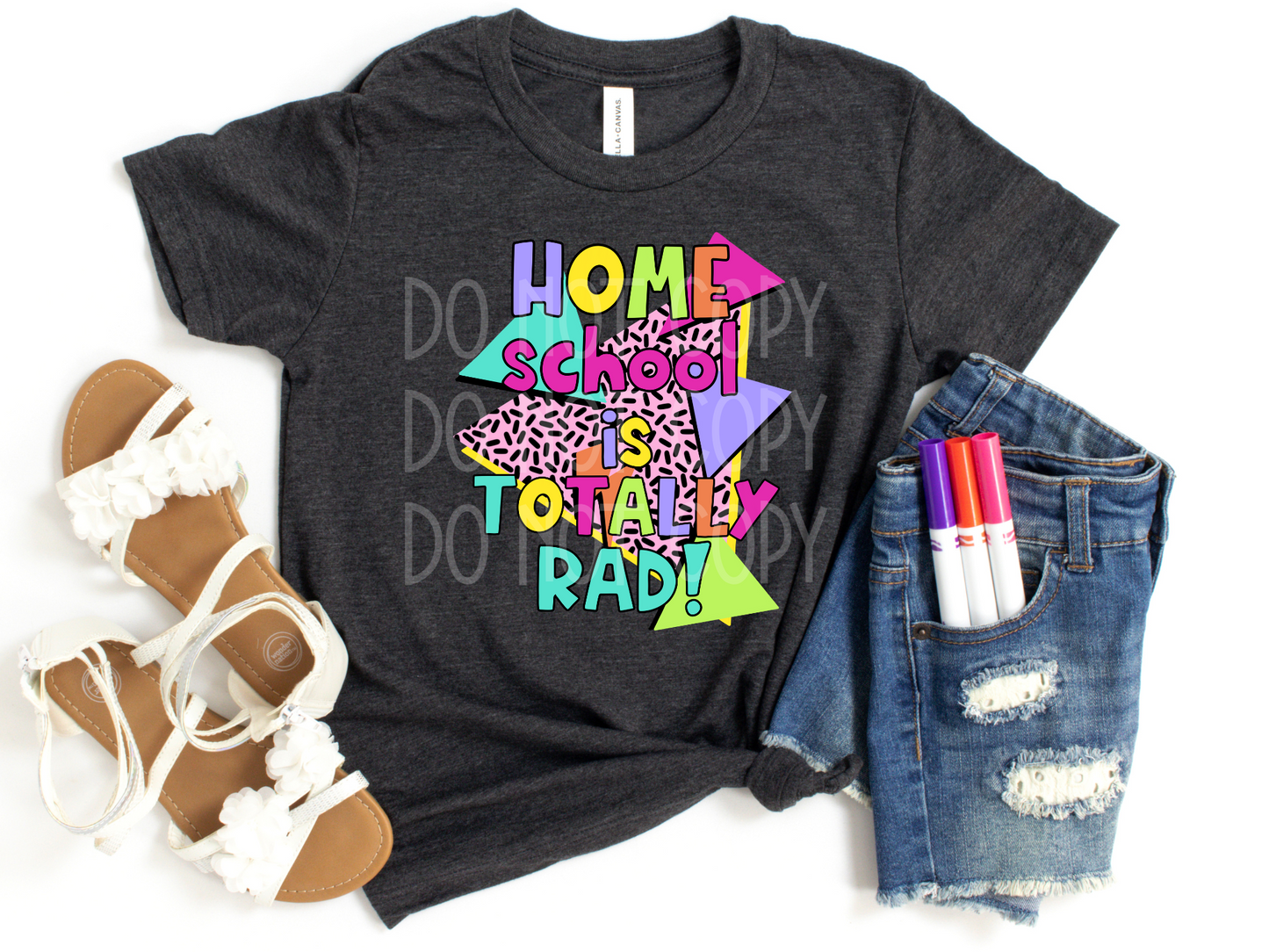 Home School is Totally Rad DTF