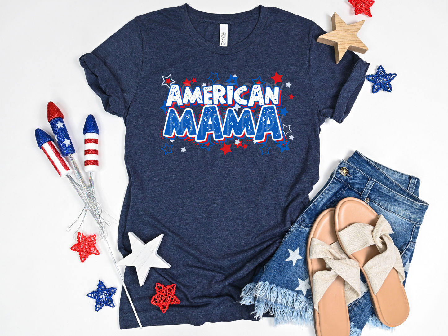 American Mama Stars DTF