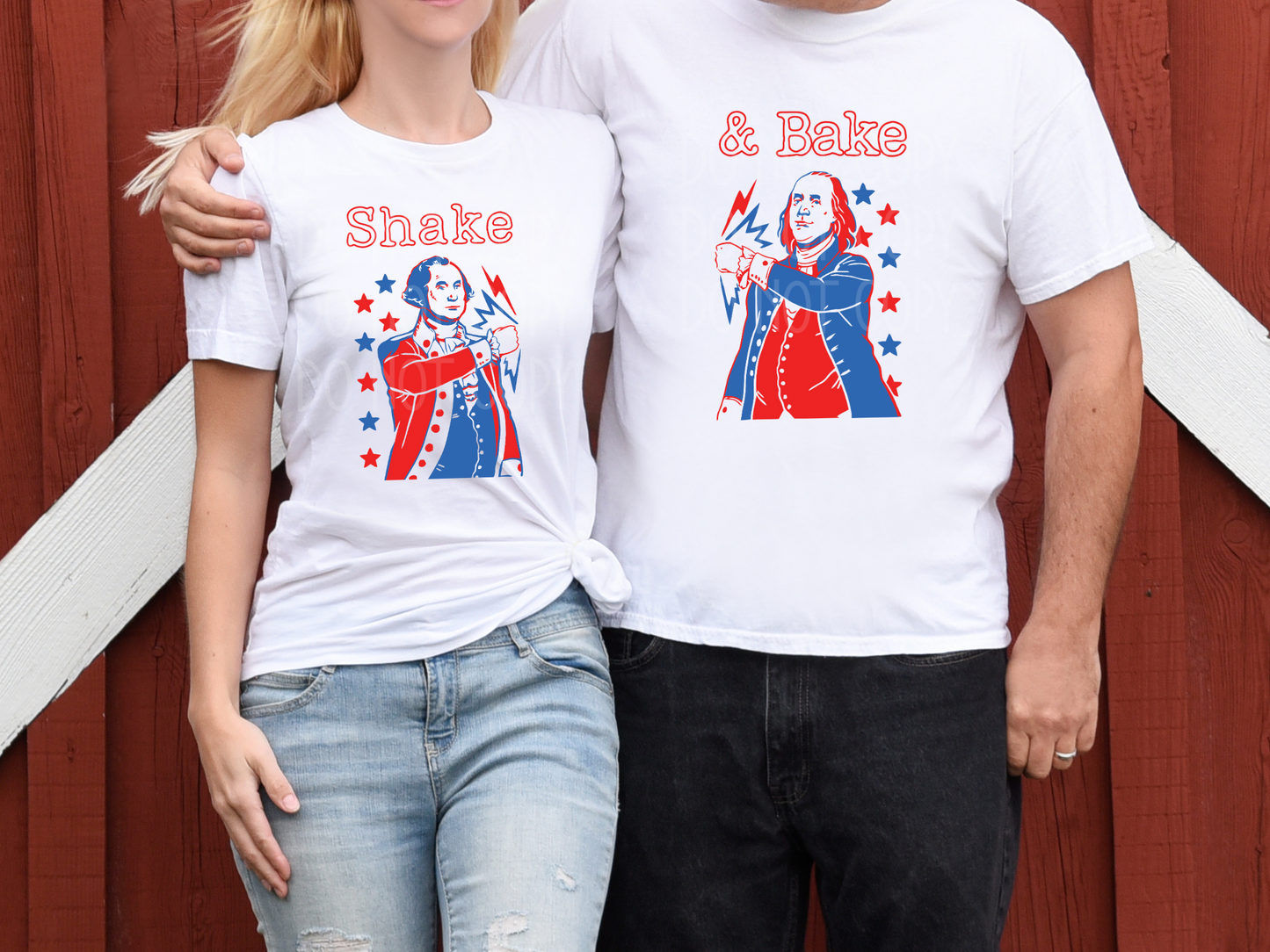Shake & Bake Patriotic SET DTF